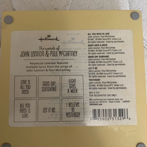 Calendar decor - Picture 3 of 3